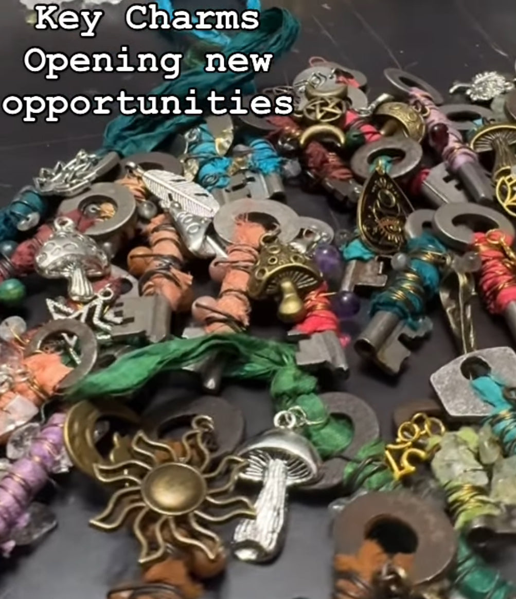 La Plume Noire Key Charms