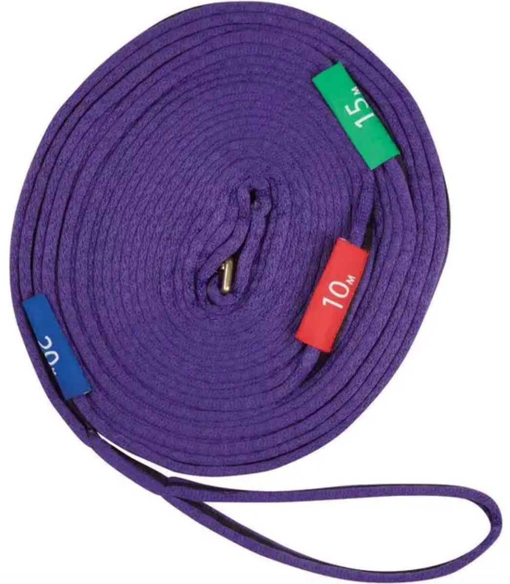 KINCADE Two Tone Lunge Line With Circle Markers