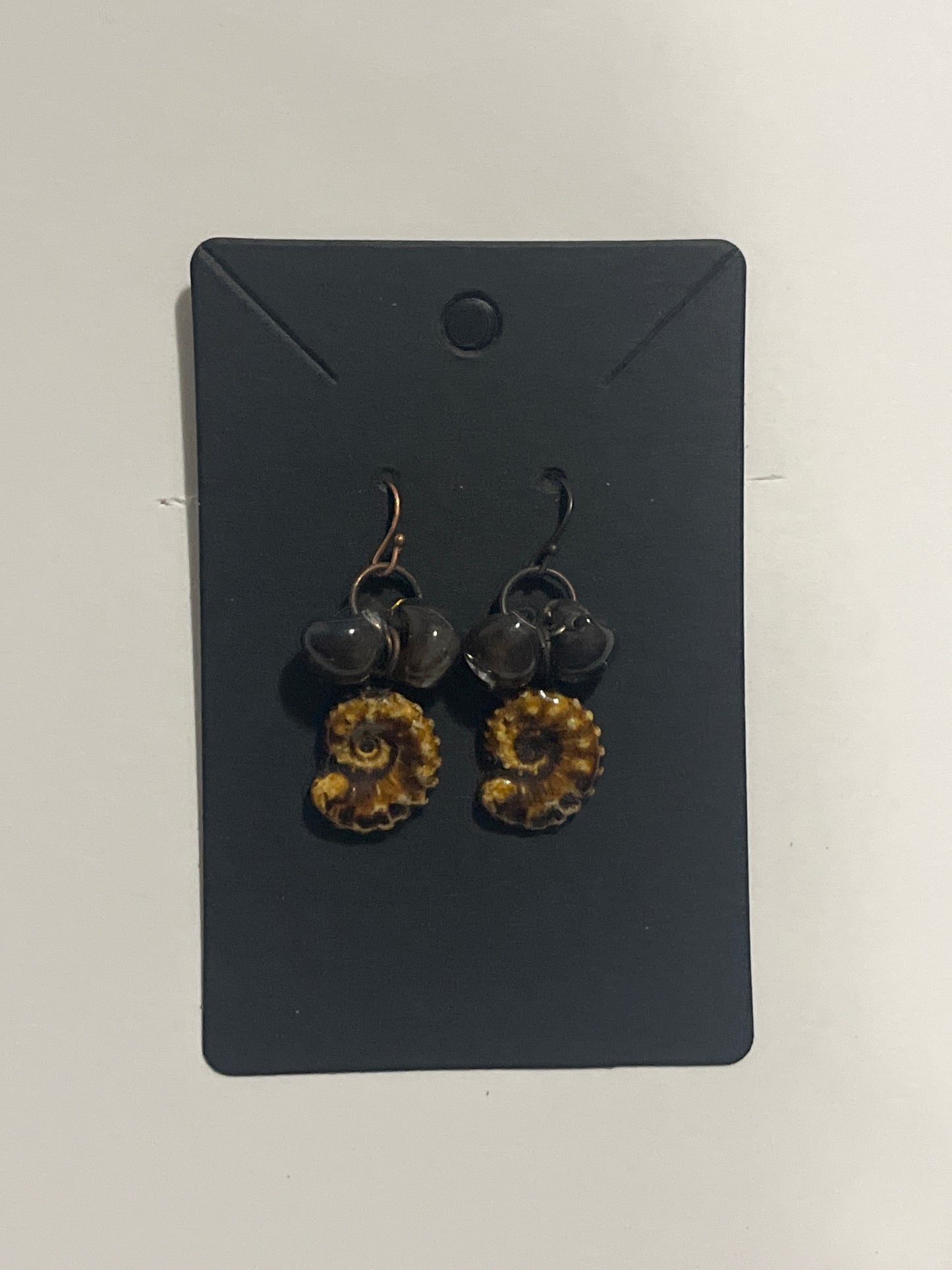 La Plume Noire Ceramic Dangle Earrings