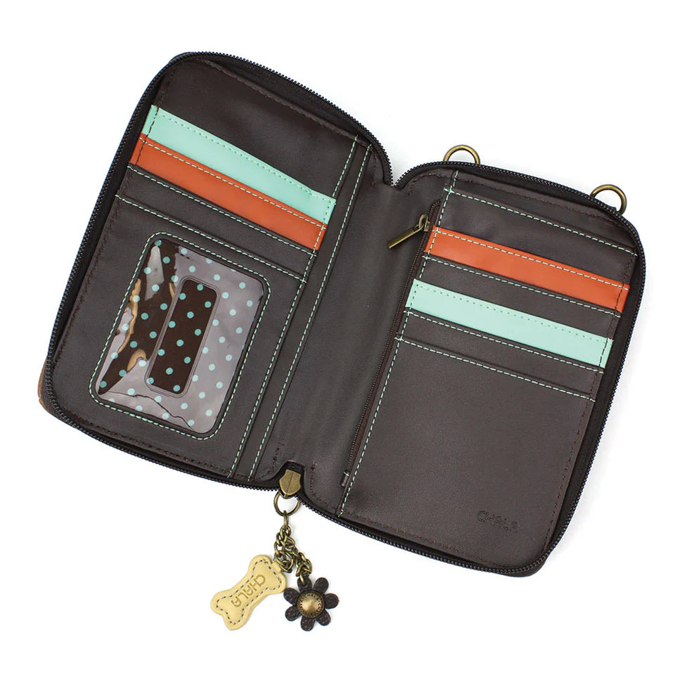 Chala Vegan Leather Crossbody Wallet