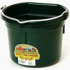 LITTLE GIANT Flat Back Plastic Bucket