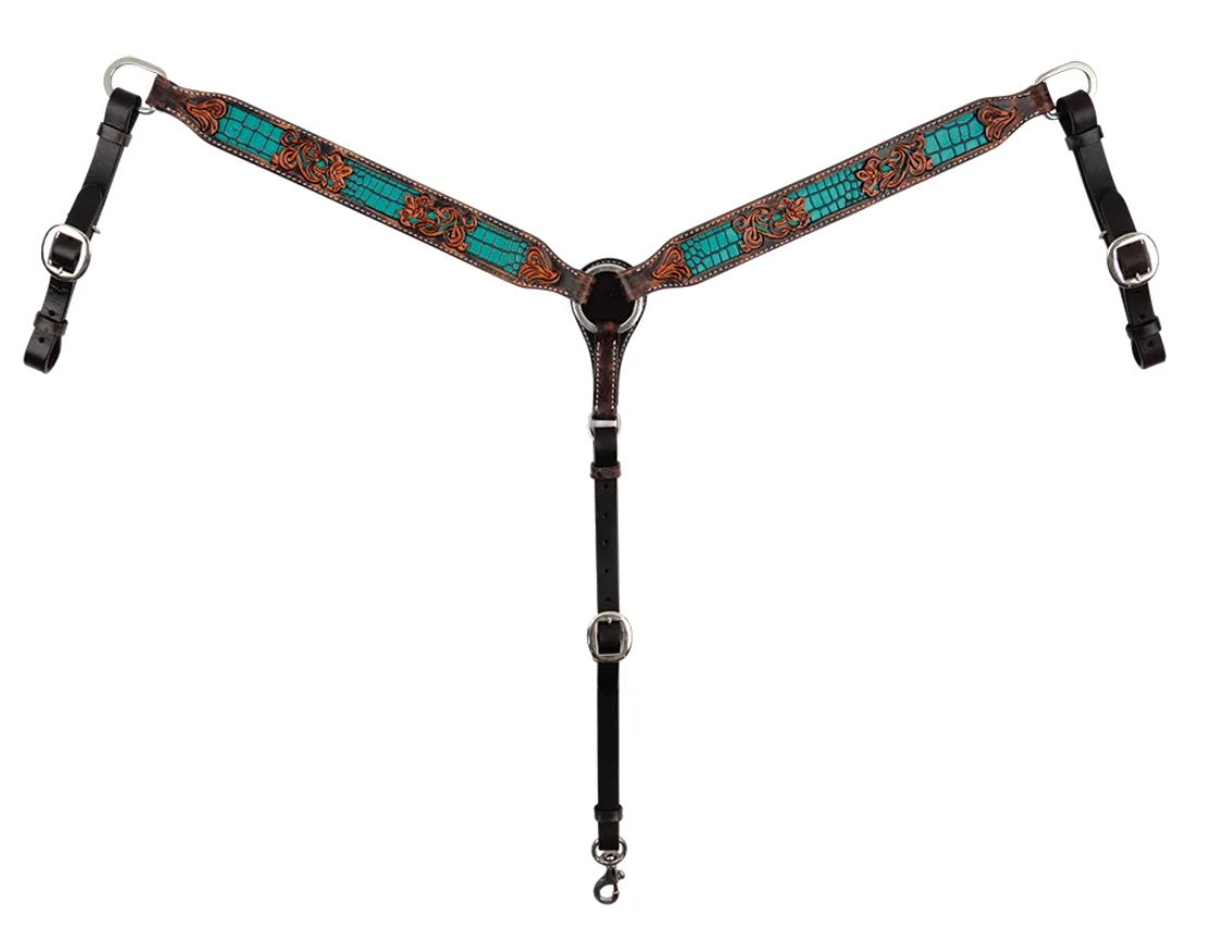 Circle Y of Yoakum INLAID FILIGREE BREAST COLLAR