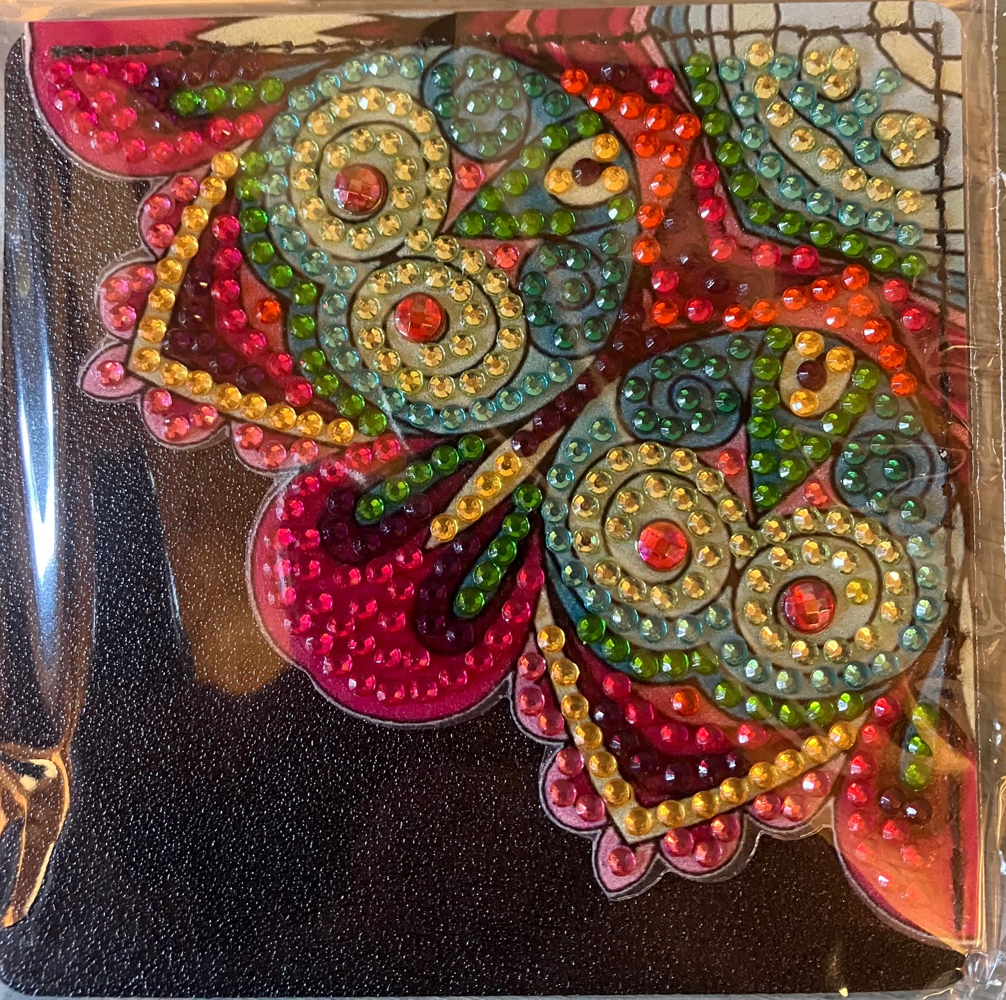 Diamond Art Leather Corner Bookmarks