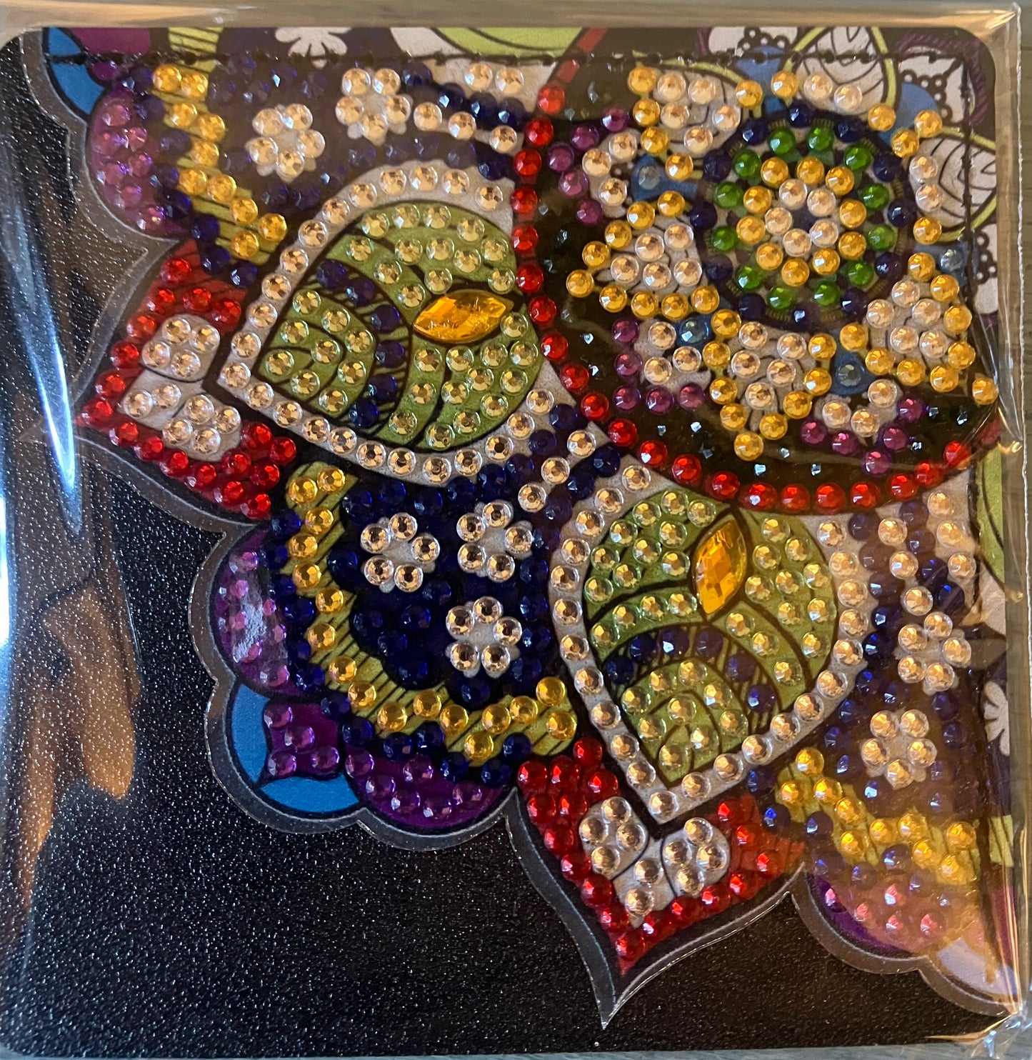 Diamond Art Leather Corner Bookmarks