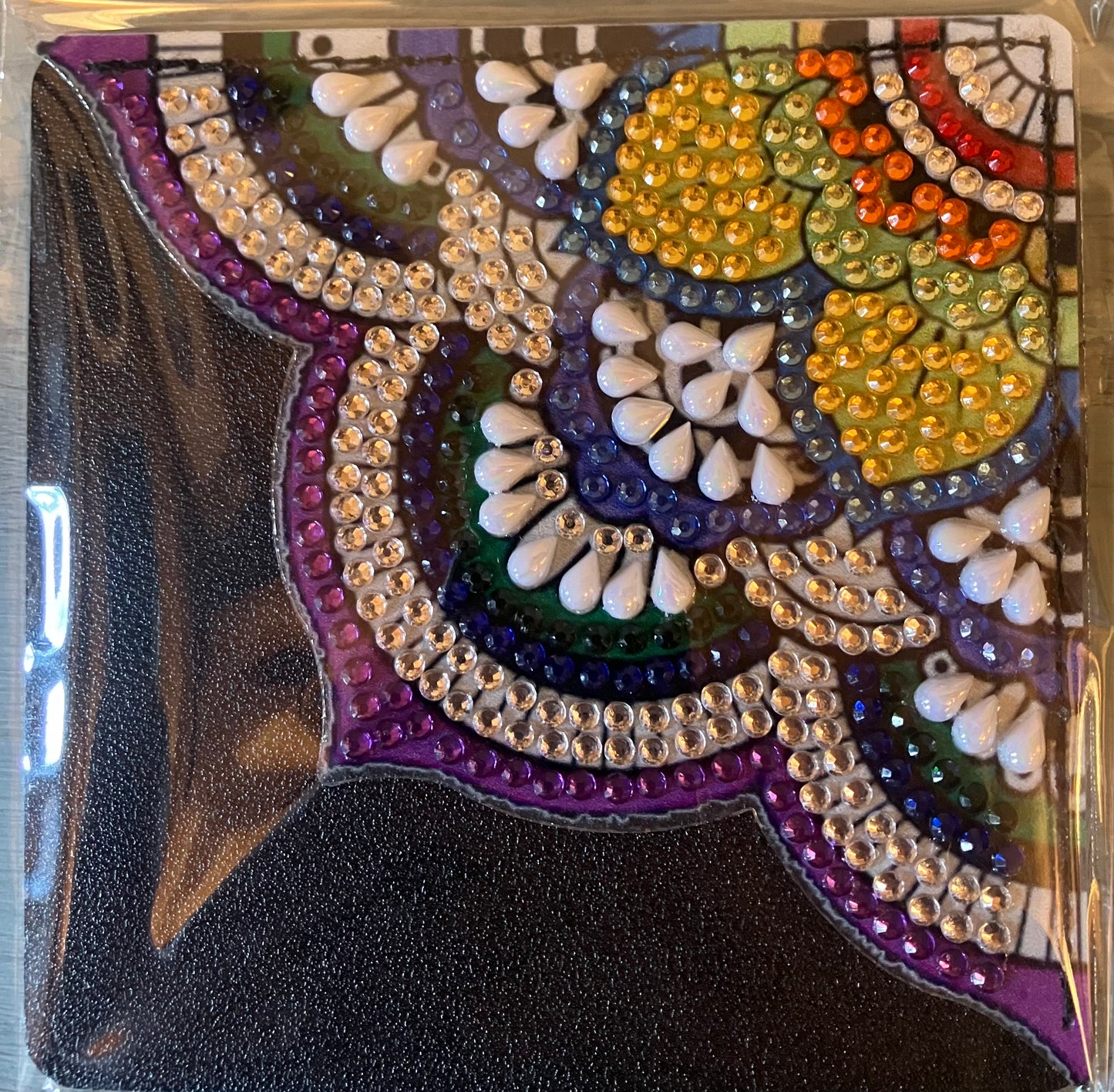 Diamond Art Leather Corner Bookmarks