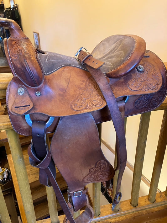 15" Action Company Western Saddle - Pre-Owned
