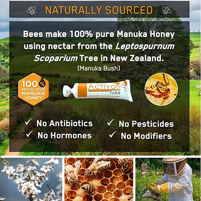 ActivOn Medical Grade 100% Manuka Honey