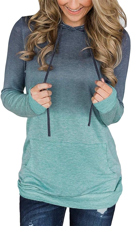 Women's Two-Tone Tunic Hoodie