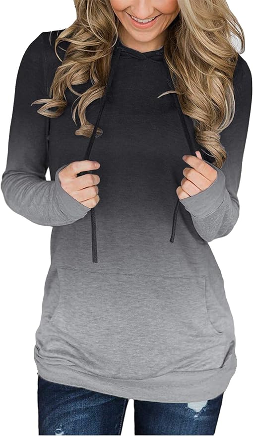 Women's Two-Tone Tunic Hoodie