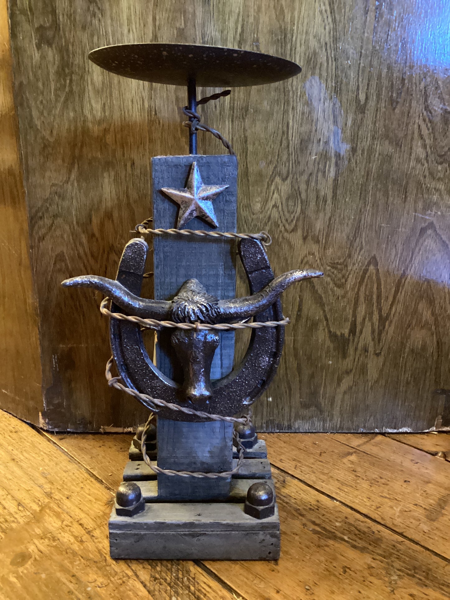 Vintage Western Candle Holders