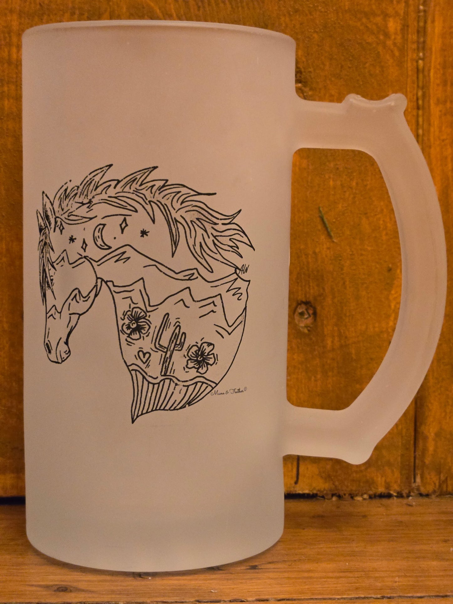 Mane & Feather Drinkware