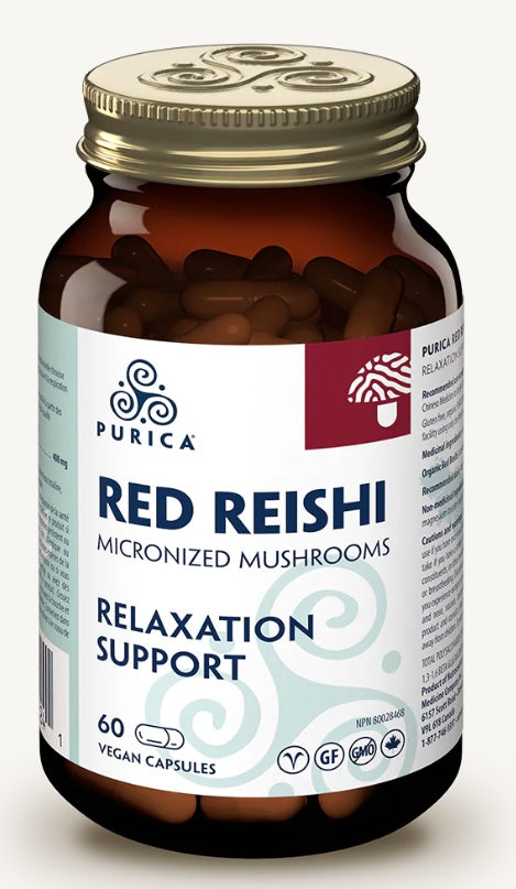 Purica Red Reishi Micronized Mushrooms (Human)