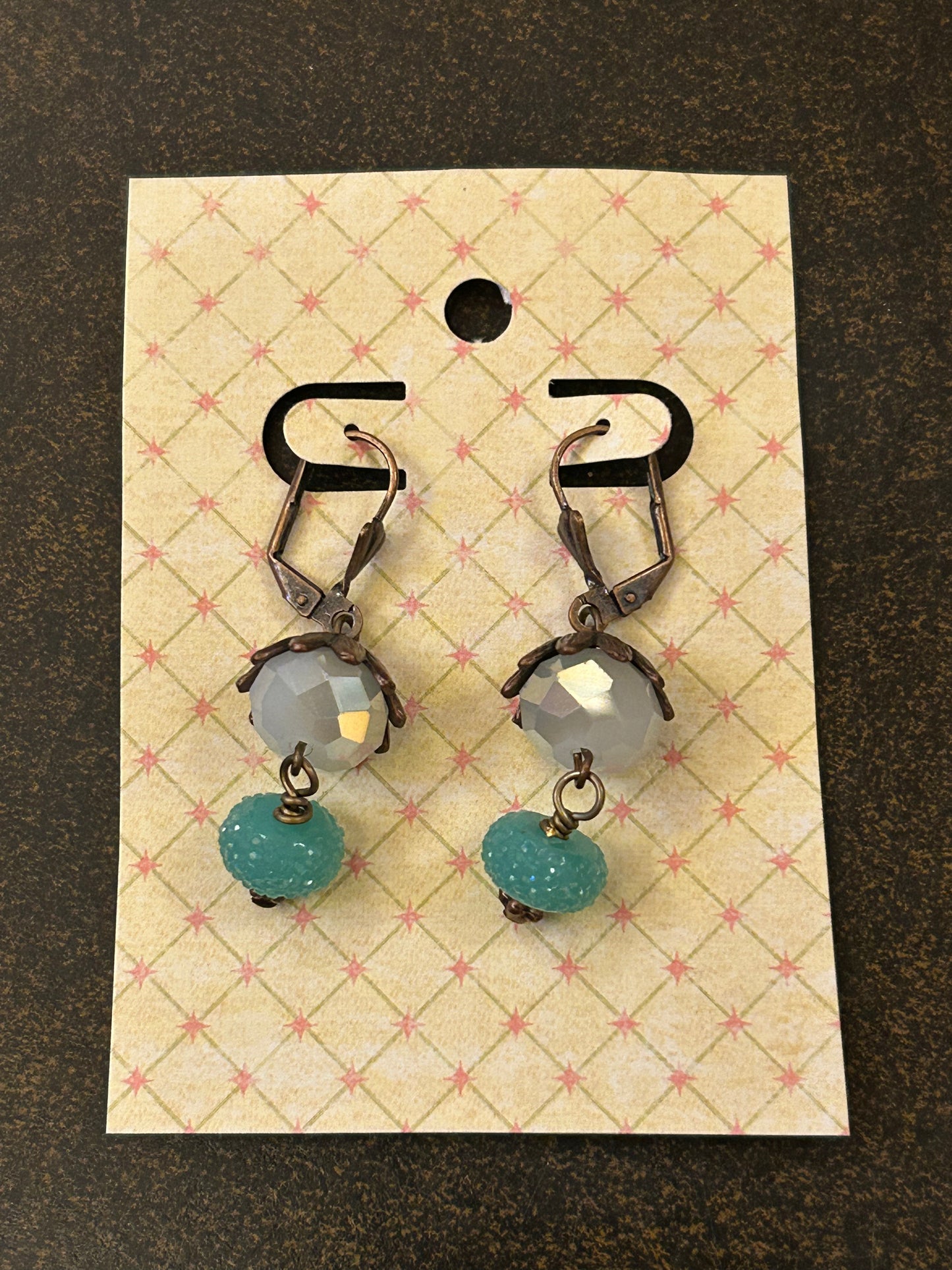 La Plume Noire Solid Brass Artisan Earrings