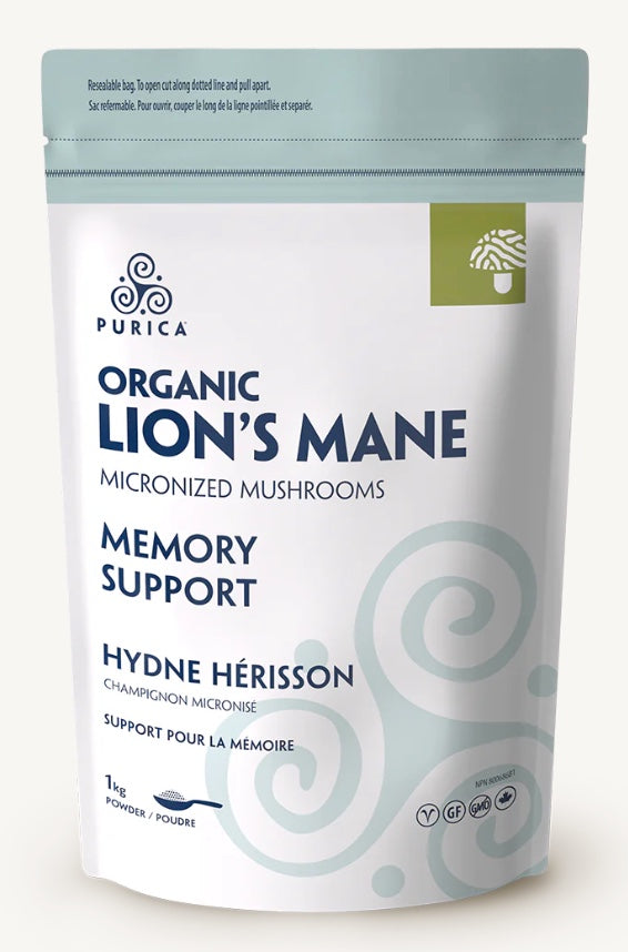 Purica Lion's Mane Micronized Mushrooms (Human)