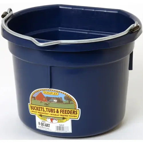 LITTLE GIANT Flat Back Plastic Bucket