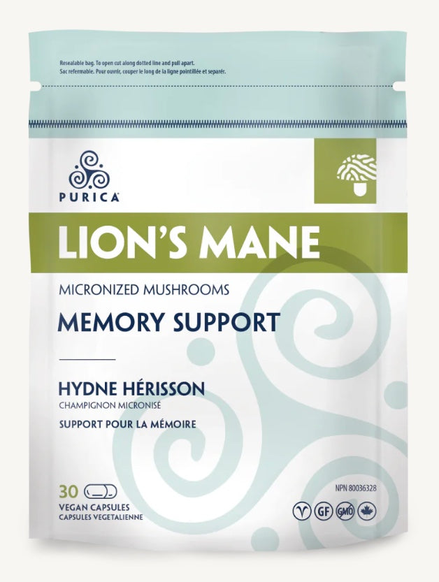 Purica Lion's Mane Micronized Mushrooms (Human)