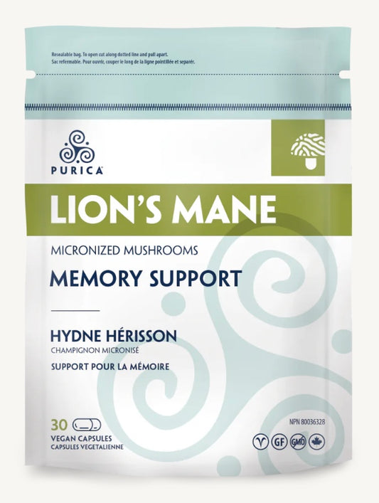 Purica Lion's Mane Micronized Mushrooms (Human)