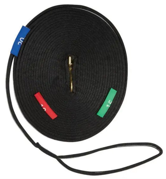 KINCADE Two Tone Lunge Line With Circle Markers