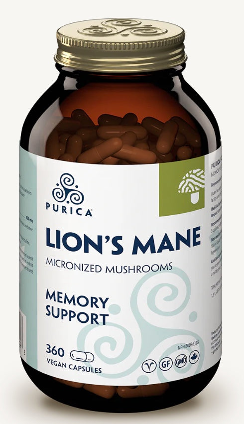 Purica Lion's Mane Micronized Mushrooms (Human)