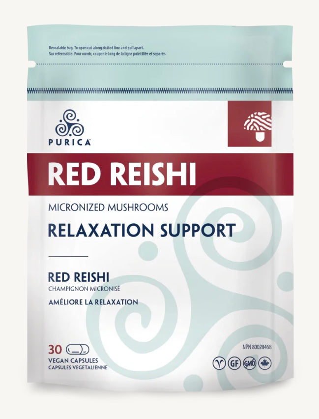 Purica Red Reishi Micronized Mushrooms (Human)