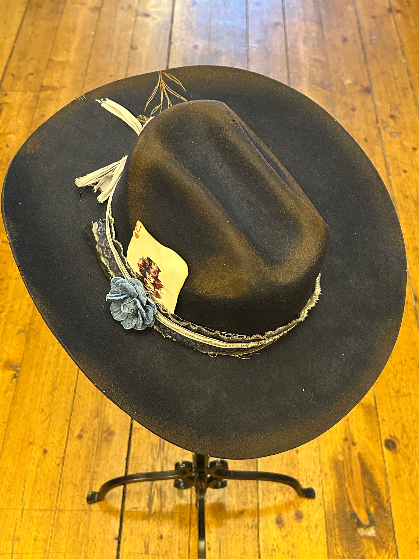 Mane & Feather Pyrography Burned Hats