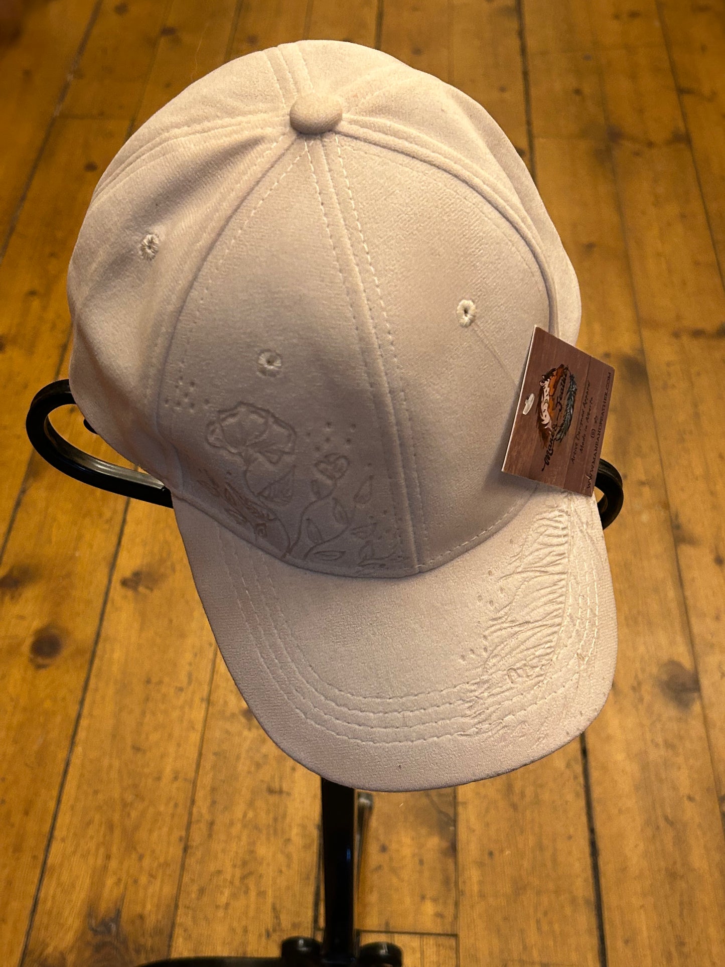 Mane & Feather Pyrography Burned Hats