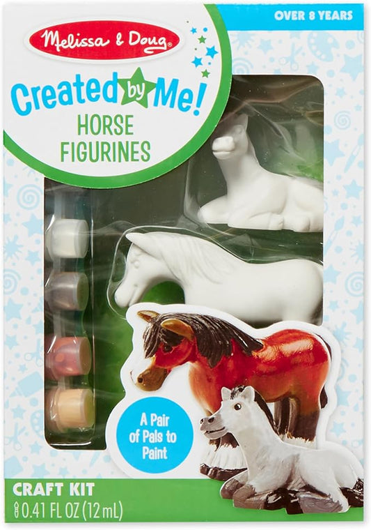 Melissa & Doug Decorate-Your-Own Horse Figurines Craft Kit