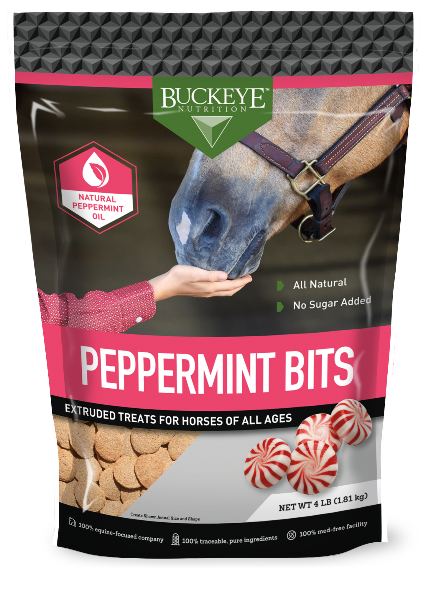 BUCKEYE™ Nutrition Peppermint Bits