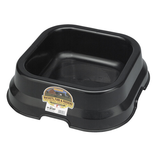 LITTLE GIANT  Plastic Square Pan Feeder 10qt