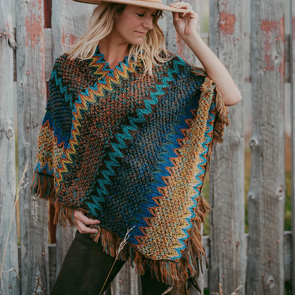 Mane & Feather Knit Ponchos