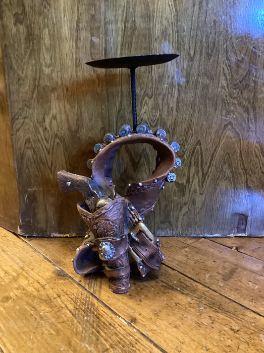 Vintage Western Candle Holders