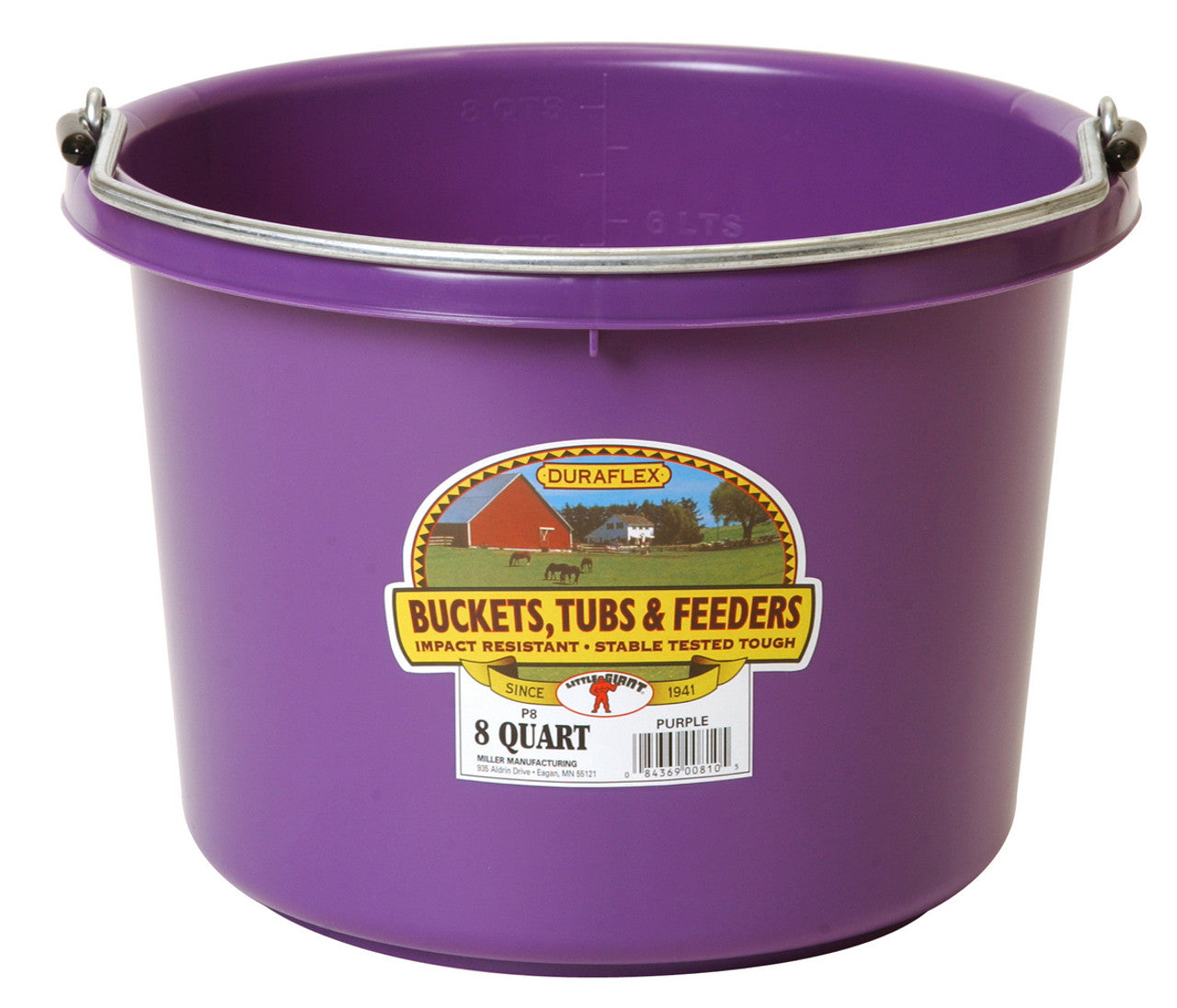 LITTLE GIANT Plastic Bucket 8qt