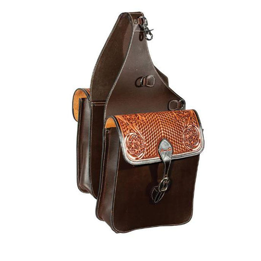 Professional’s Choice Tooled Leather Saddle Bag