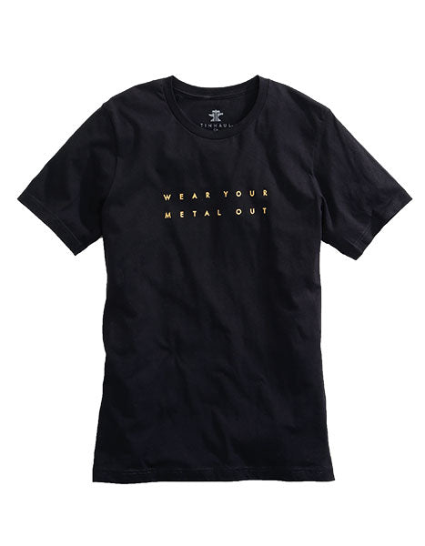 Tin Haul Unisex "Wear Your Metal Out" Graphic Tee